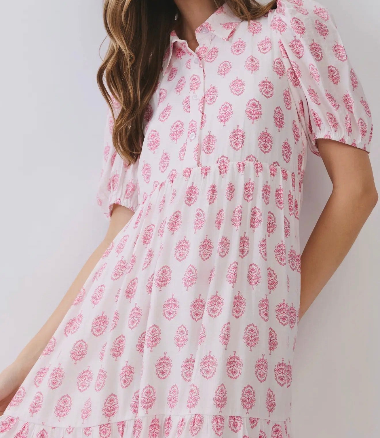 Pink Bloom Midi
