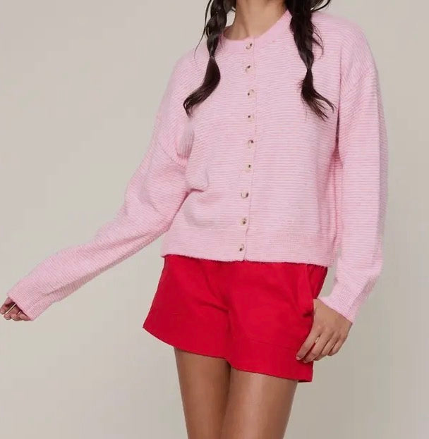 Tiny Striped Piper Cardigan
