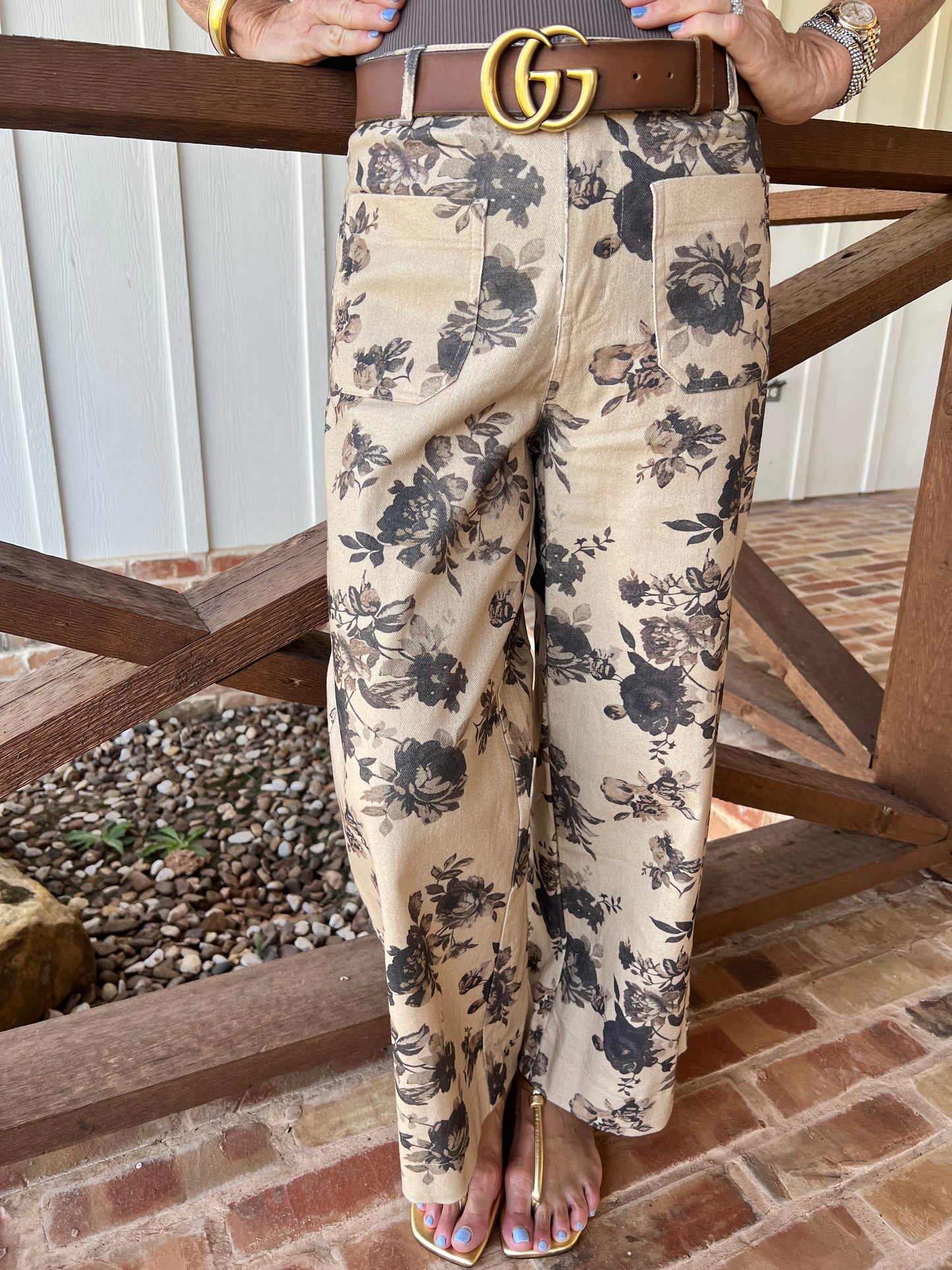 Floral Ankle Pant