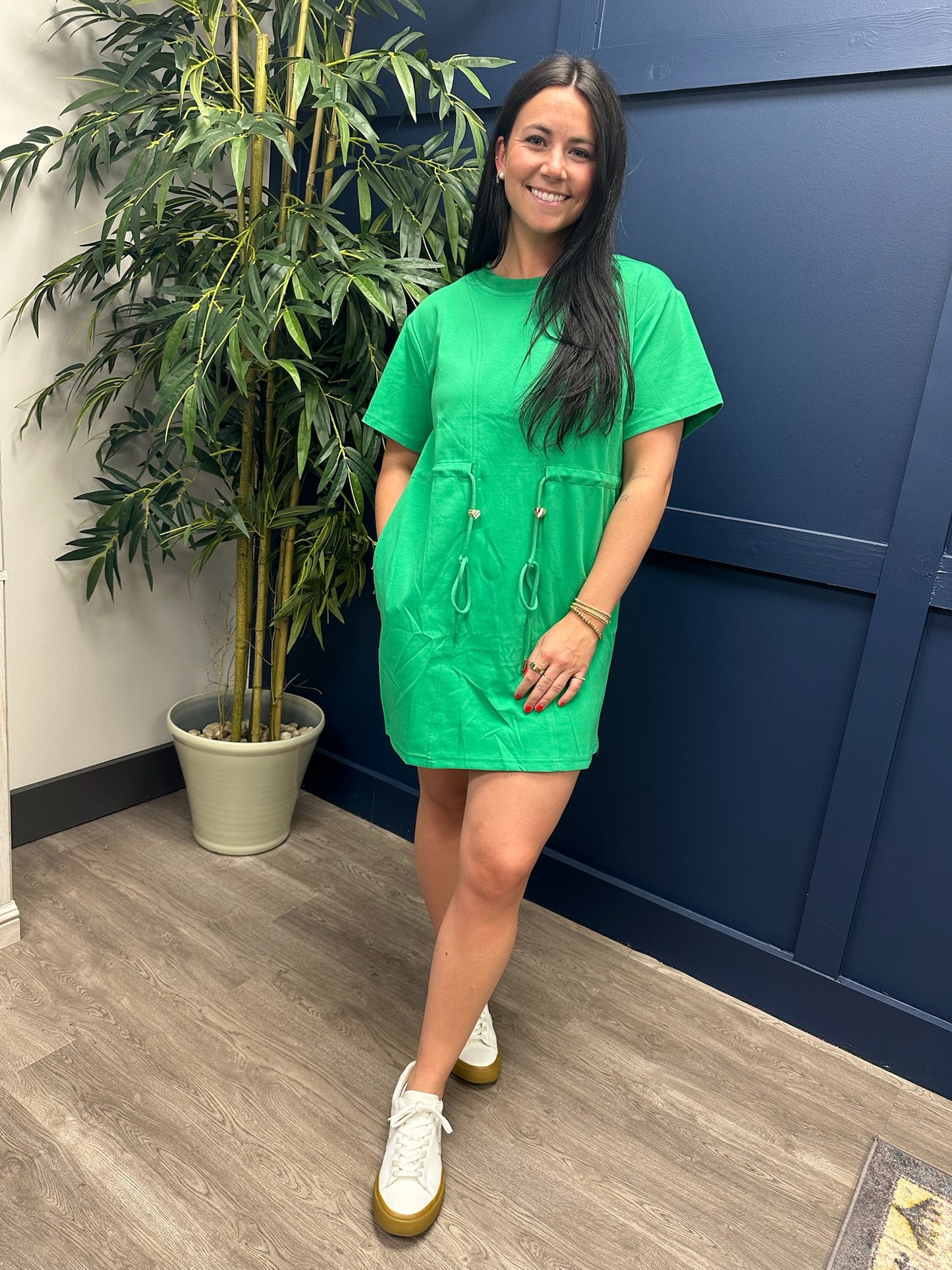 Green Scuba Dress