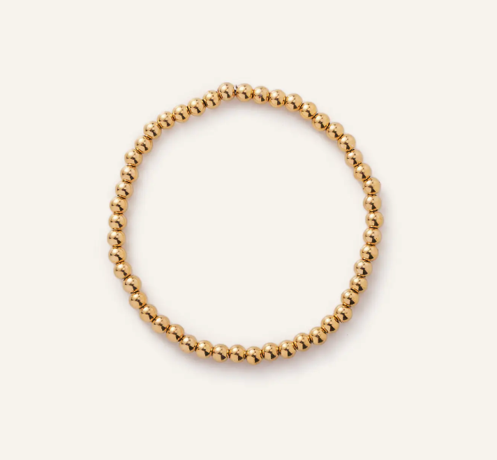 Waterproof Gold Ball Bracelets