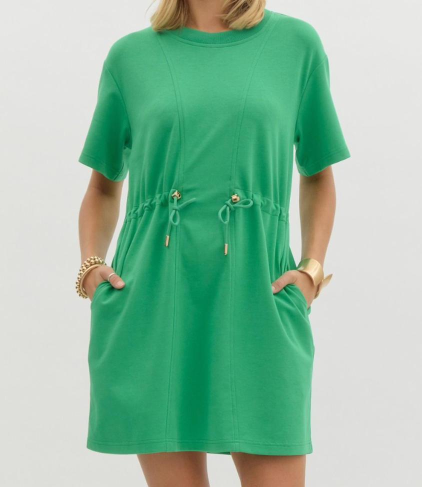 Green Scuba Dress