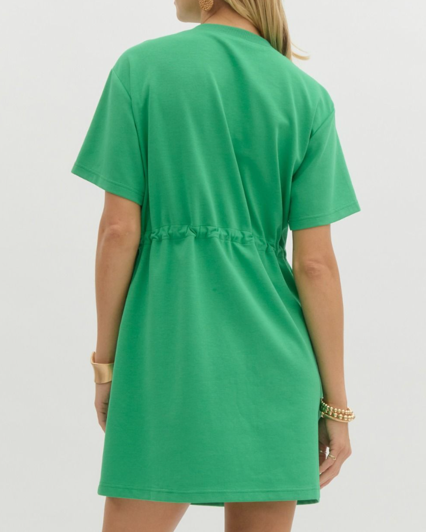 Green Scuba Dress