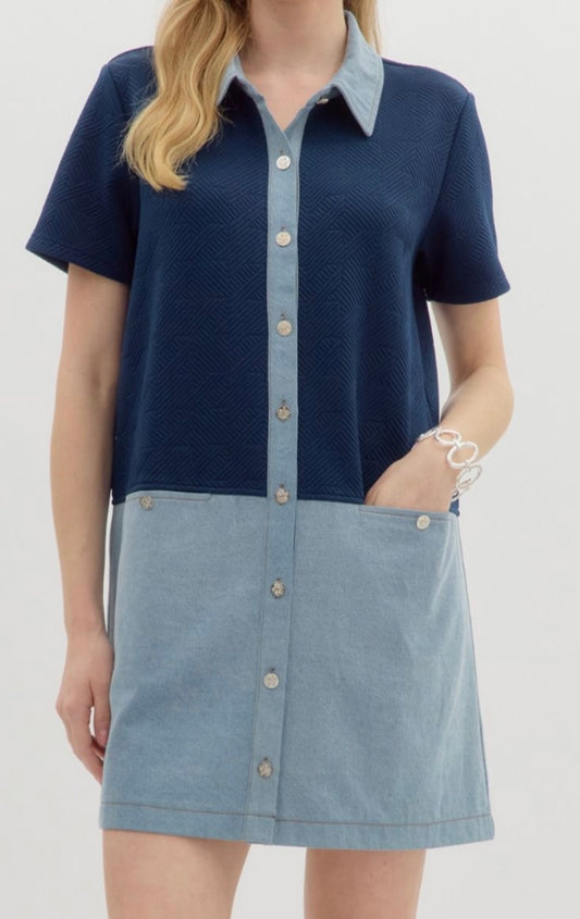 Isabella Denim Mini