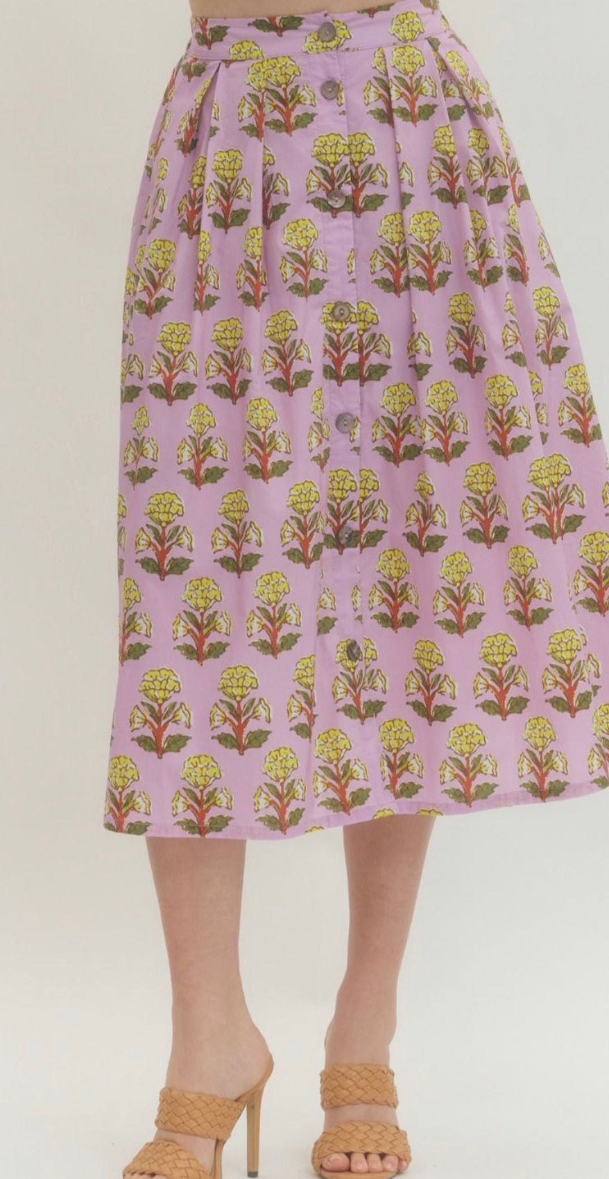 Marigold Bloom Skirt Set