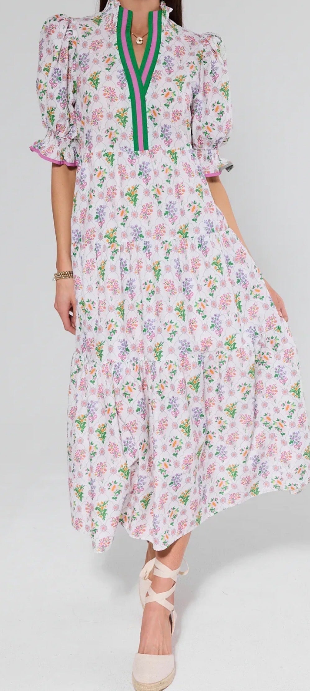 Sunday Brunch Floral Midi