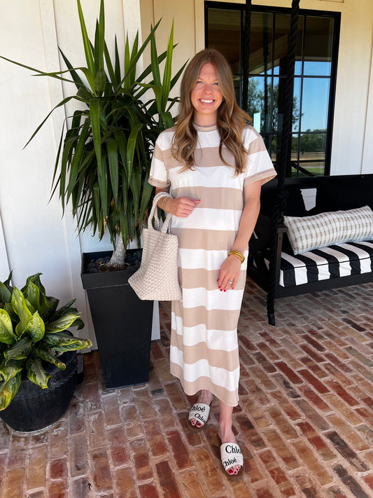 Striped T-shirt Dress