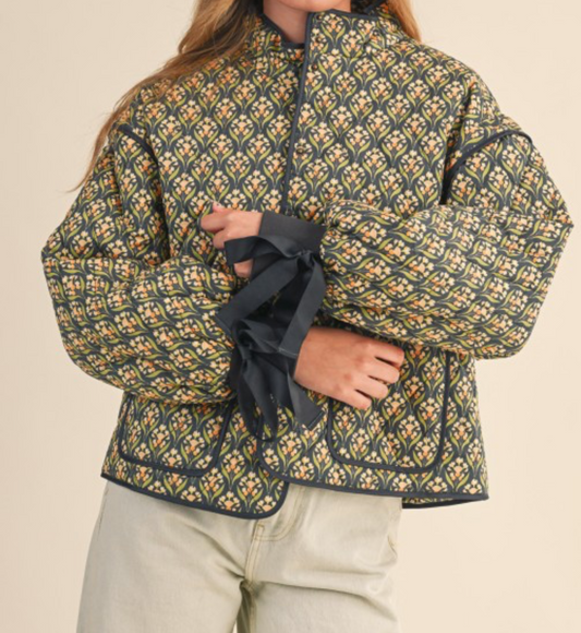 Floral Quilted Jacket