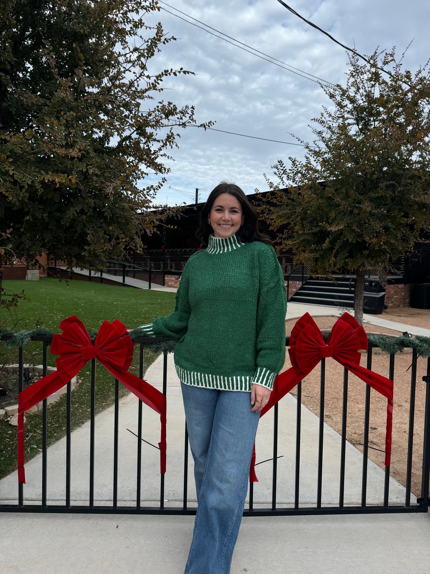 Green Chunky Sweater