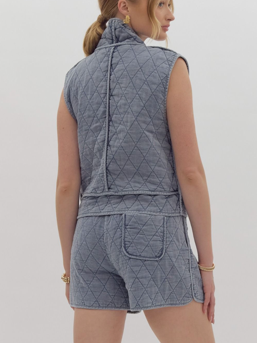 Harper Denim Vest