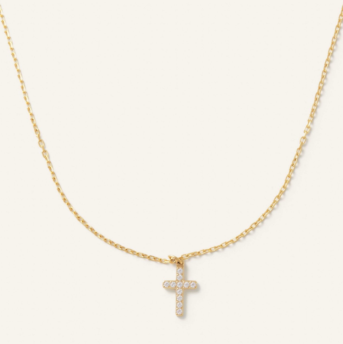 Crystal Cross Necklace