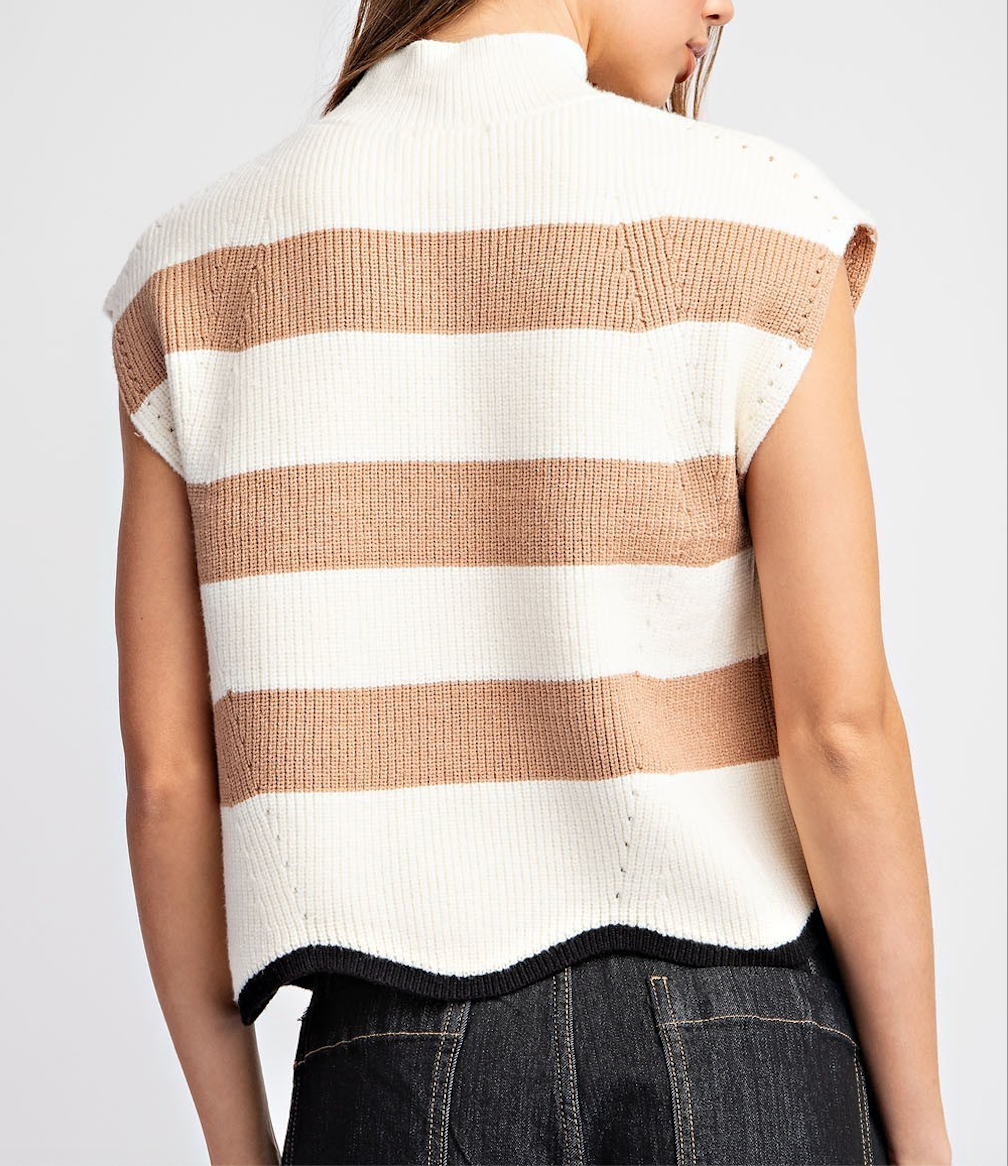 Striped Knit Sweater