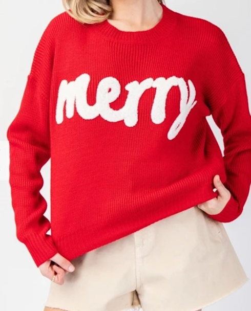 "Merry" Sweater