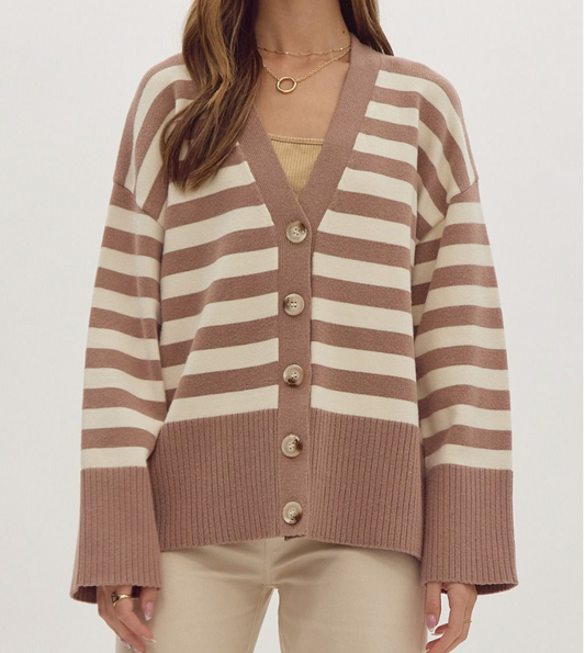 Cocoa Button Up Sweater