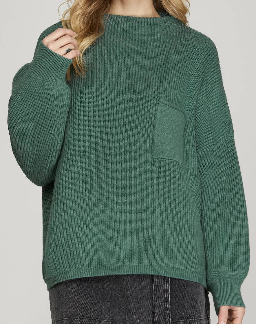 Slate Green Sweater