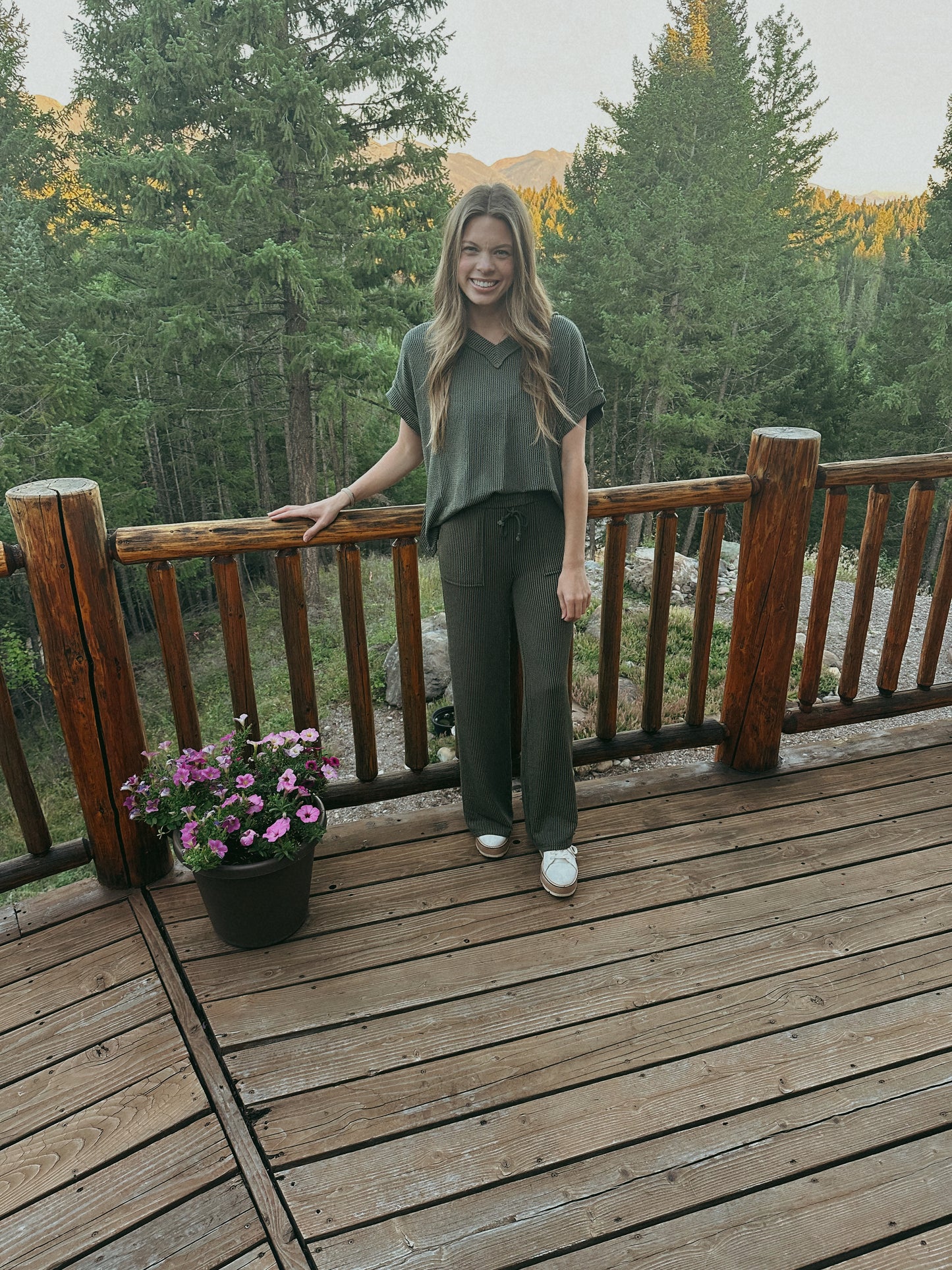 Forest Green Pant Set